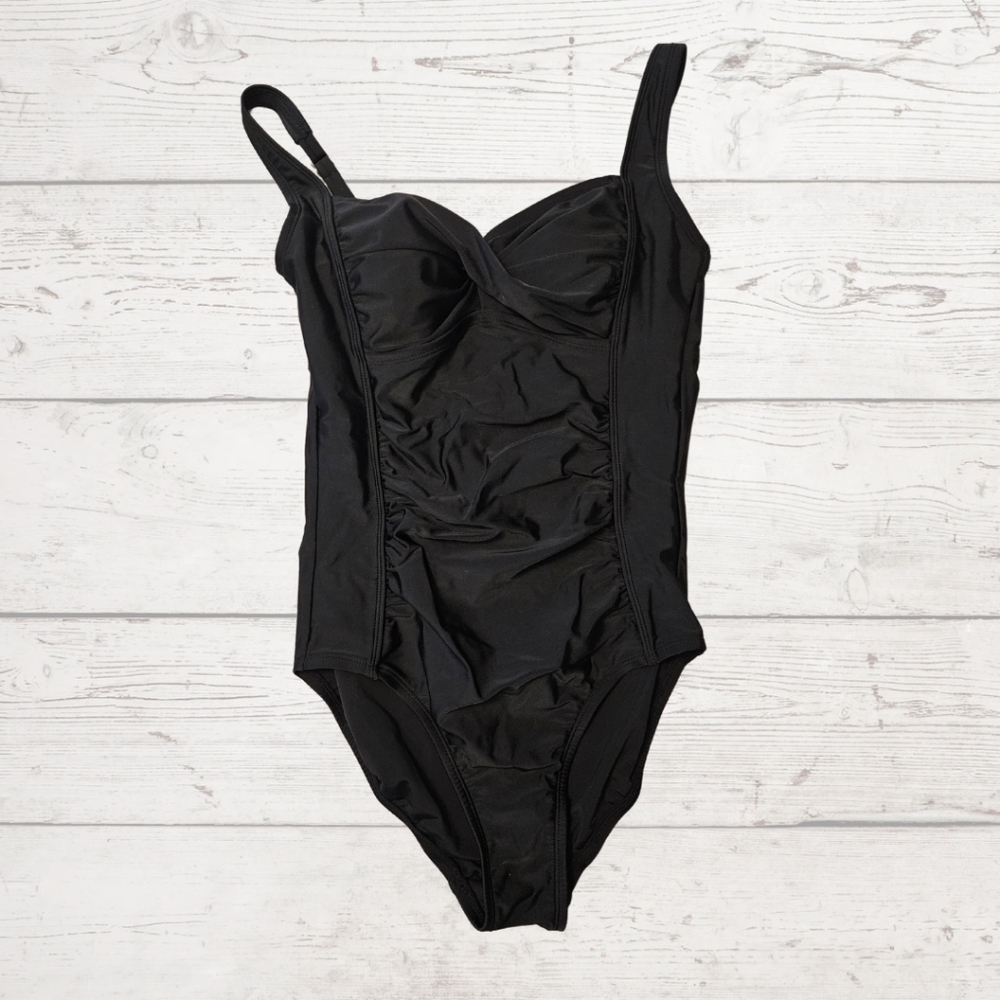 Women's Merona Black One Piece Swimsuit- Size S